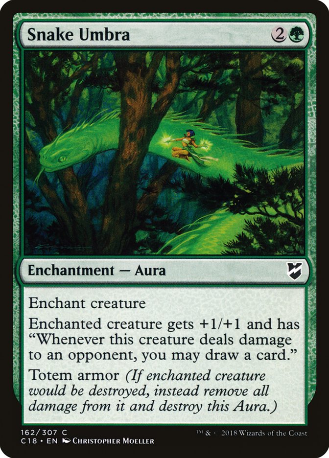 Snake Umbra [Commander 2018] - Magic: The Gathering - Card Brawlers | Quebec | Canada |