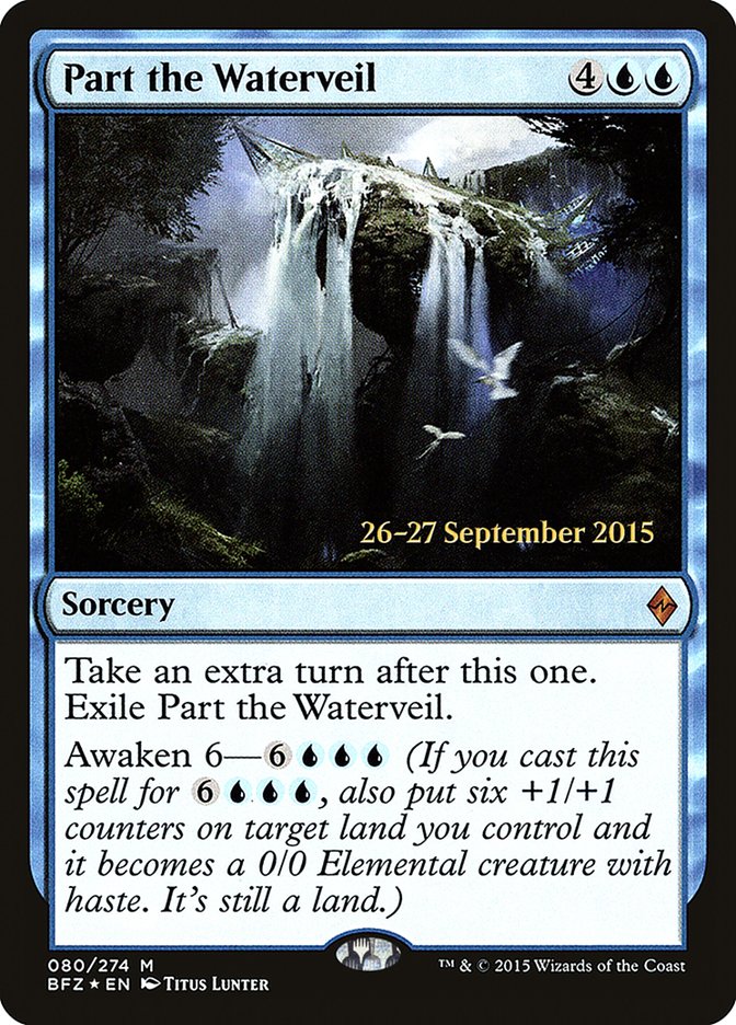 Part the Waterveil [Battle for Zendikar Prerelease Promos] - Magic: The Gathering - Card Brawlers | Quebec | Canada |