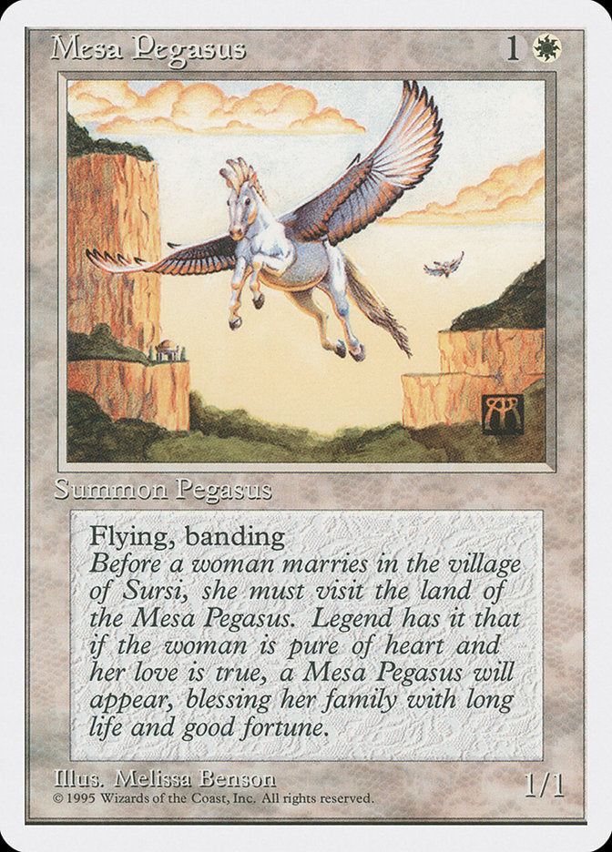 Mesa Pegasus [Fourth Edition] - Magic: The Gathering - Card Brawlers | Quebec | Canada |