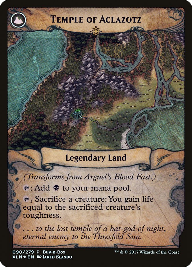 Arguel's Blood Fast // Temple of Aclazotz (Buy-A-Box) [Ixalan Treasure Chest] - Magic: The Gathering - Card Brawlers | Quebec | Canada |