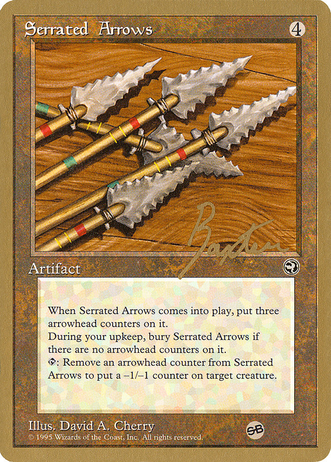 Serrated Arrows (George Baxter) (SB) [Pro Tour Collector Set] - Magic: The Gathering - Card Brawlers | Quebec | Canada |