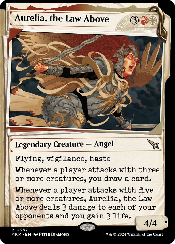 Aurelia, the Law Above (Showcase) (0357) [Murders at Karlov Manor] - Magic: The Gathering - Card Brawlers | Quebec | Canada |