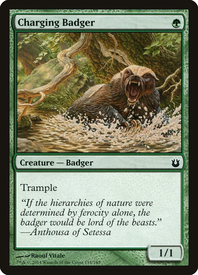 Charging Badger [Born of the Gods] - Magic: The Gathering - Card Brawlers | Quebec | Canada |