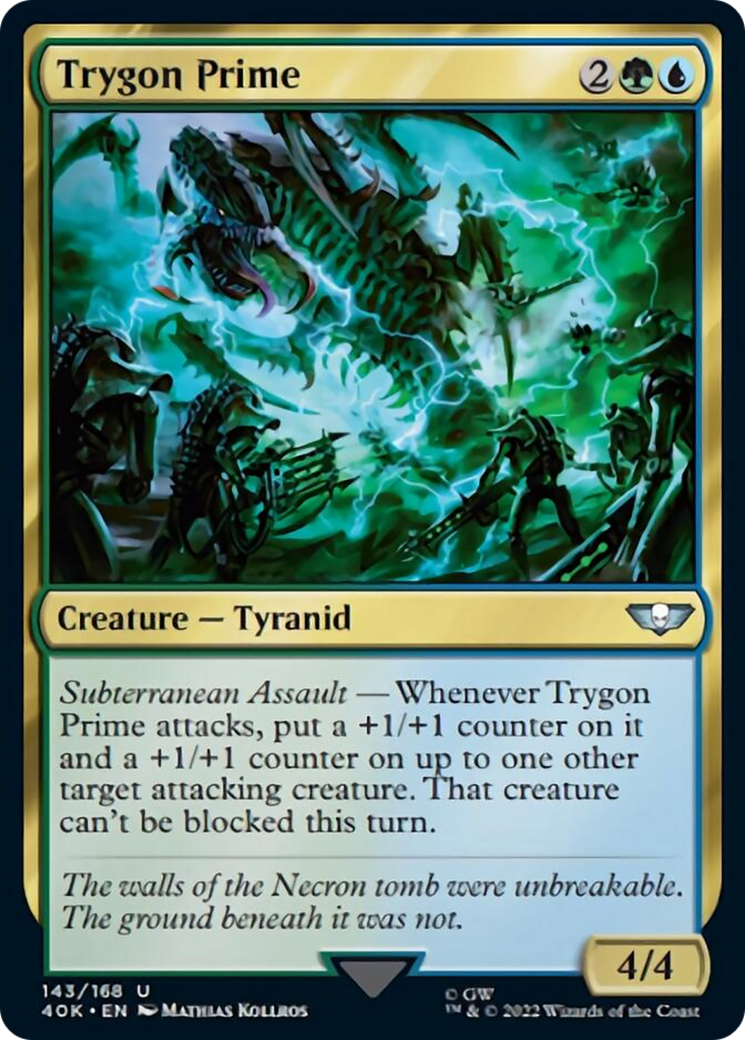 Trygon Prime (Surge Foil) [Warhammer 40,000] - Magic: The Gathering - Card Brawlers | Quebec | Canada |