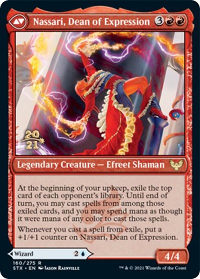 Uvilda, Dean of Perfection // Nassari, Dean of Expression [Strixhaven: School of Mages Prerelease Promos] - Magic: The Gathering - Card Brawlers | Quebec | Canada |