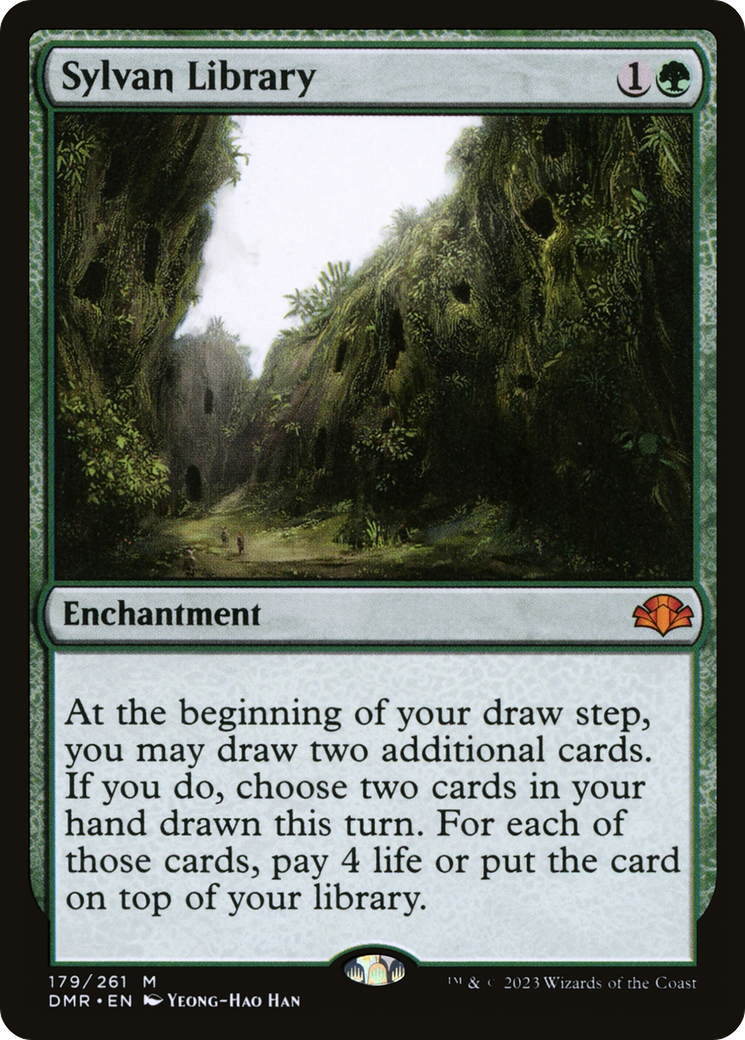 Sylvan Library [Dominaria Remastered] - Magic: The Gathering - Card Brawlers | Quebec | Canada |
