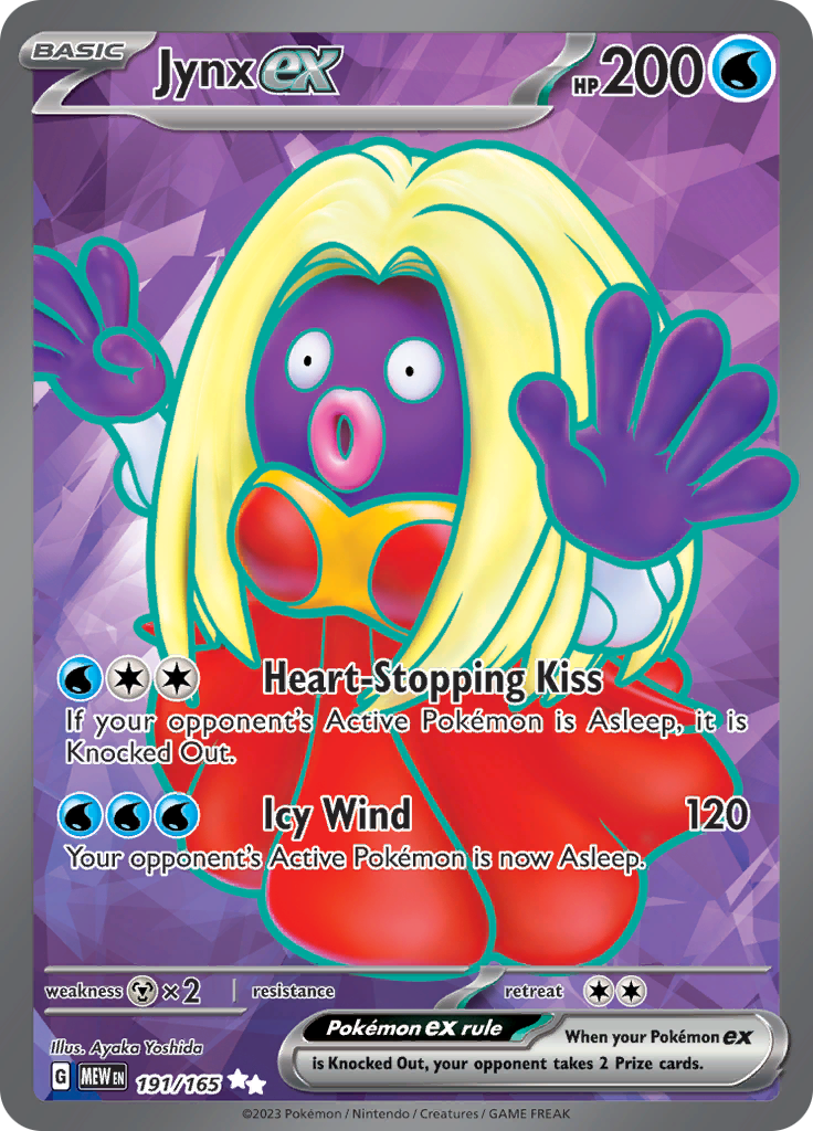 Jynx ex (191/165) [Scarlet & Violet 151] - Pokémon - Card Brawlers | Quebec | Canada |