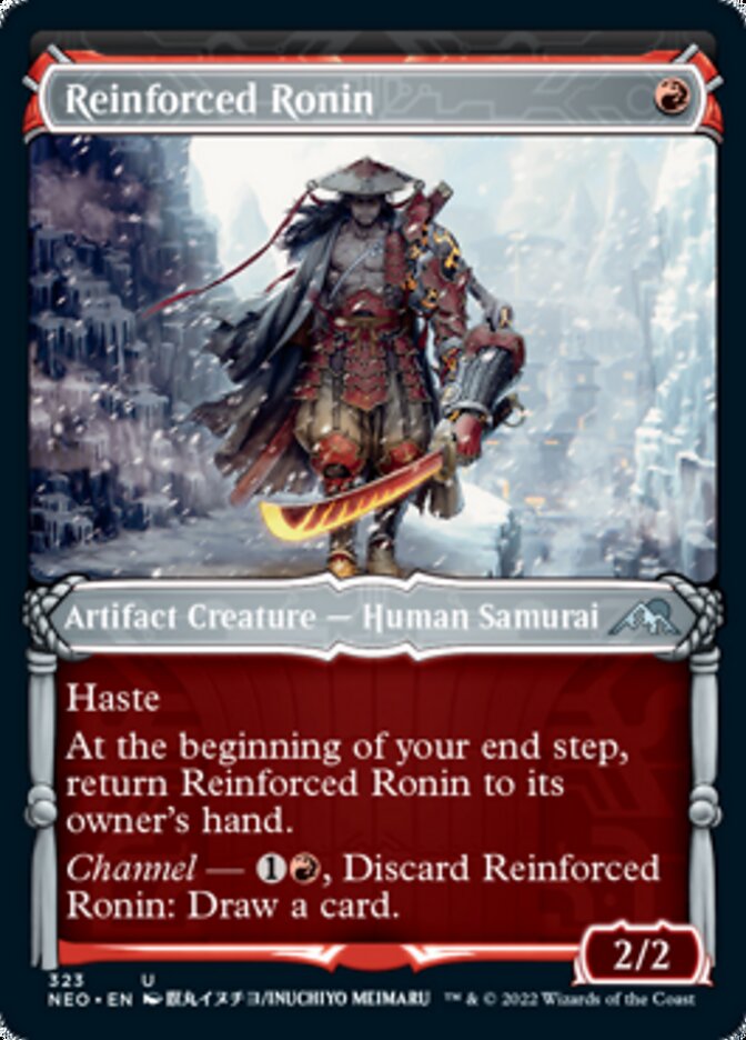 Reinforced Ronin (Showcase Samurai) [Kamigawa: Neon Dynasty] - Magic: The Gathering - Card Brawlers | Quebec | Canada |