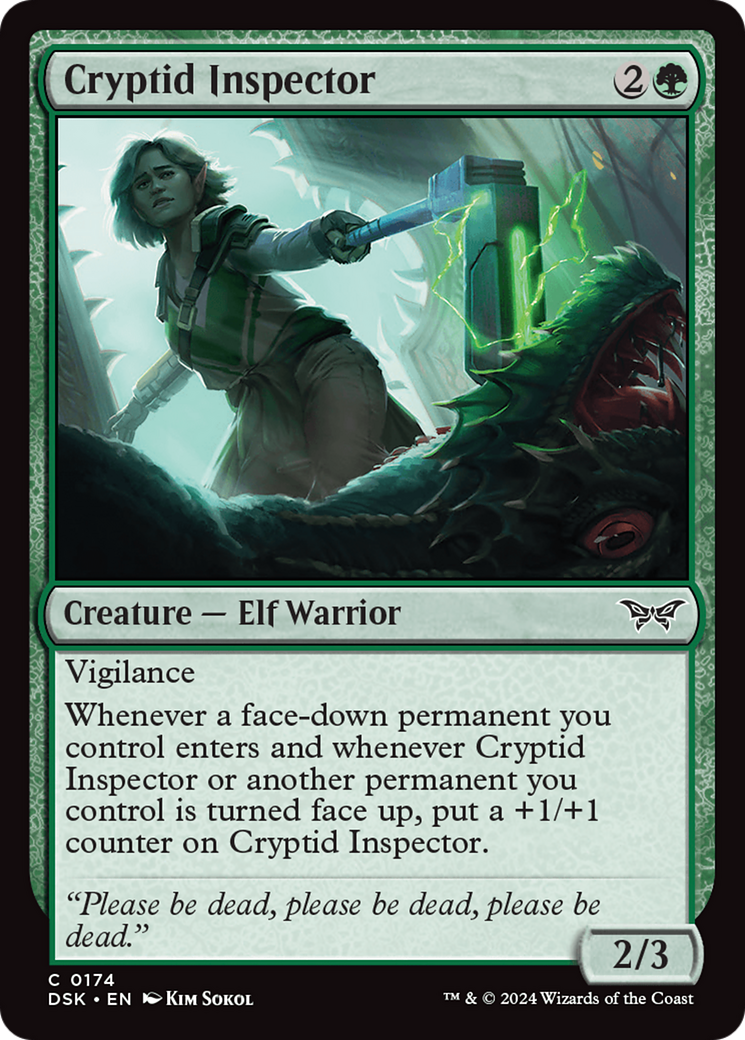 Cryptid Inspector [Duskmourn: House of Horror] - Magic: The Gathering - Card Brawlers | Quebec | Canada |
