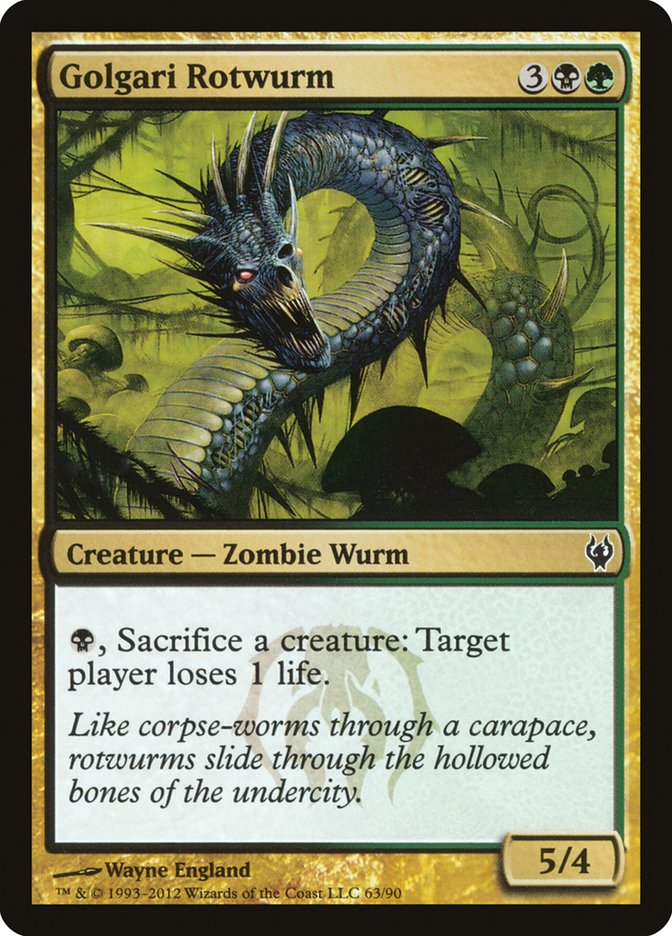 Golgari Rotwurm [Duel Decks: Izzet vs. Golgari] - Magic: The Gathering - Card Brawlers | Quebec | Canada |