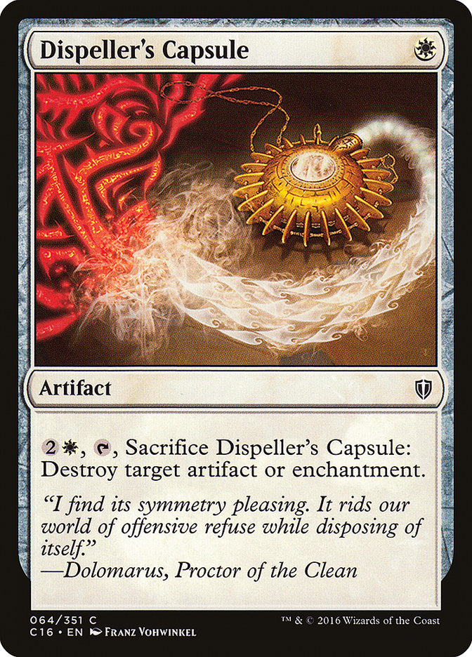 Dispeller's Capsule [Commander 2016] - Magic: The Gathering - Card Brawlers | Quebec | Canada |