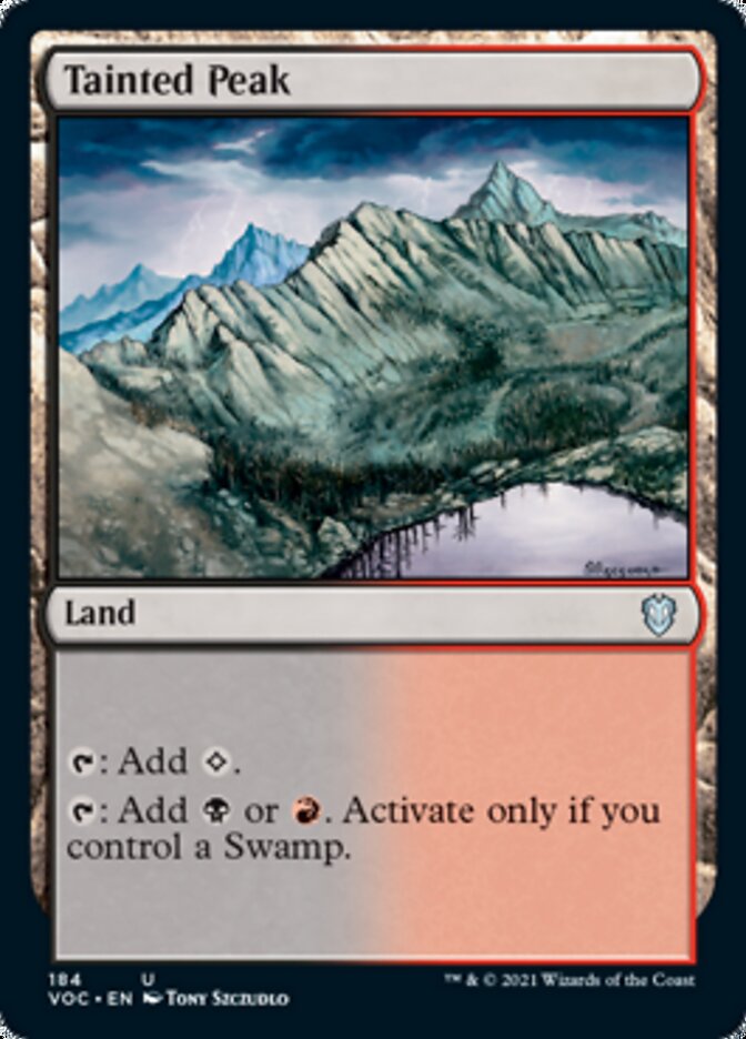 Tainted Peak [Innistrad: Crimson Vow Commander] - Magic: The Gathering - Card Brawlers | Quebec | Canada |