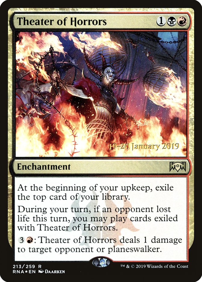 Theater of Horrors [Ravnica Allegiance Prerelease Promos] - Magic: The Gathering - Card Brawlers | Quebec | Canada |