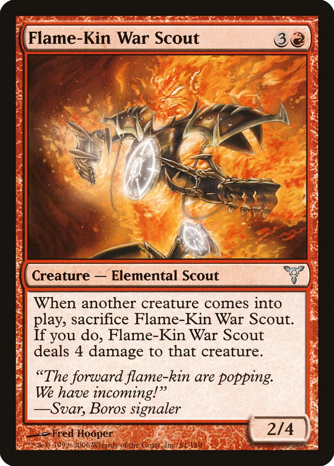Flame-Kin War Scout [Dissension] - Magic: The Gathering - Card Brawlers | Quebec | Canada |