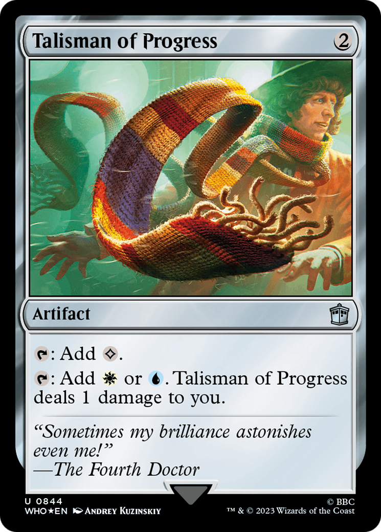 Talisman of Progress (Surge Foil) [Doctor Who] - Magic: The Gathering - Card Brawlers | Quebec | Canada |