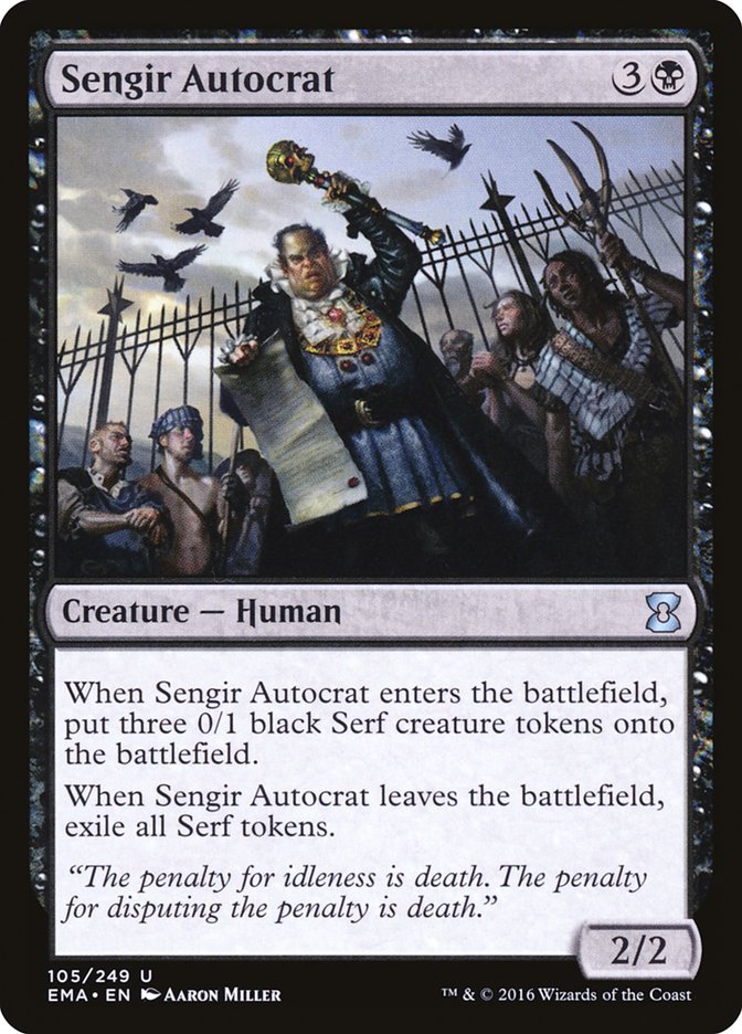 Sengir Autocrat [Eternal Masters] - Magic: The Gathering - Card Brawlers | Quebec | Canada |