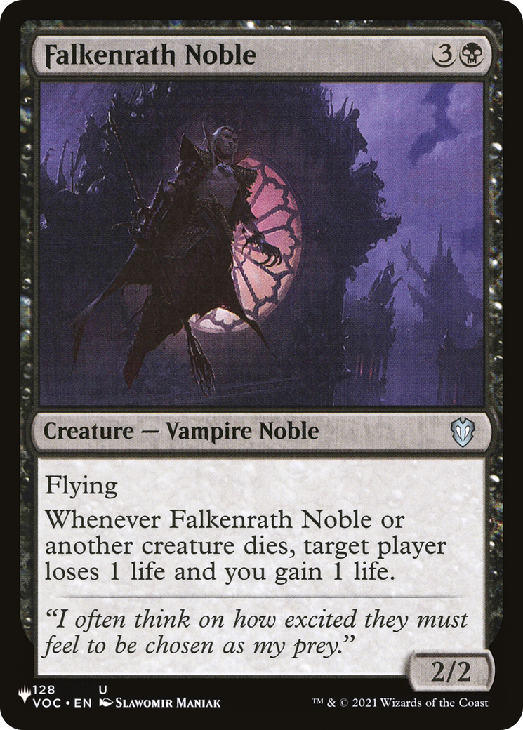 Falkenrath Noble [The List] - Magic: The Gathering - Card Brawlers | Quebec | Canada |