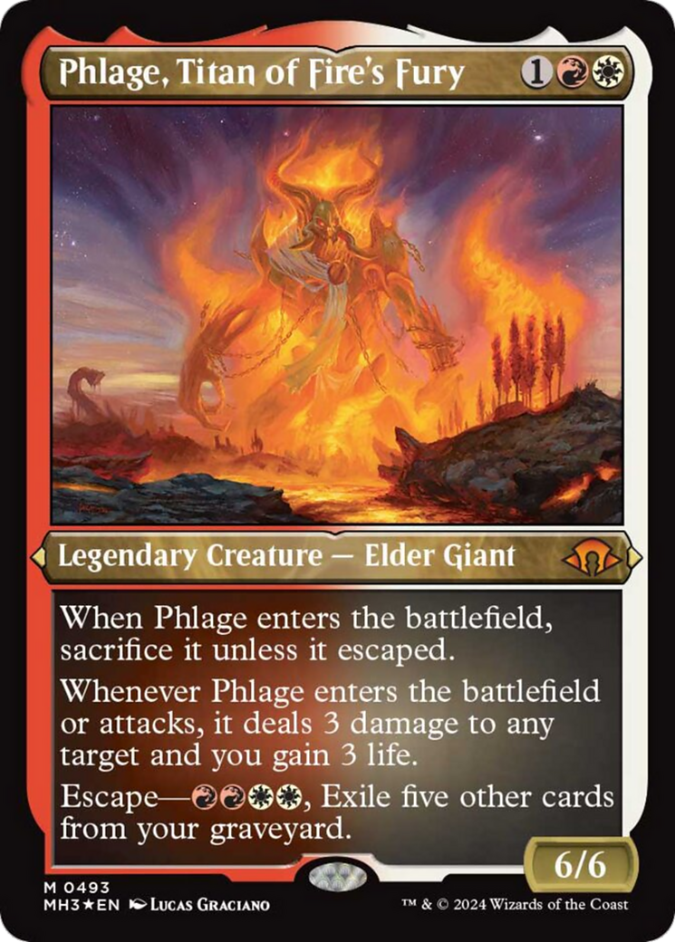Phlage, Titan of Fire's Fury (Foil Etched) [Modern Horizons 3] - Magic: The Gathering - Card Brawlers | Quebec | Canada |