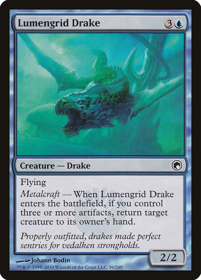 Lumengrid Drake [Scars of Mirrodin] - Magic: The Gathering - Card Brawlers | Quebec | Canada |