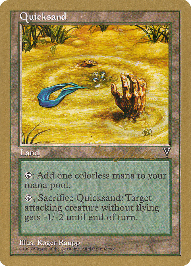 Quicksand (Randy Buehler) [World Championship Decks 1998] - Magic: The Gathering - Card Brawlers | Quebec | Canada |