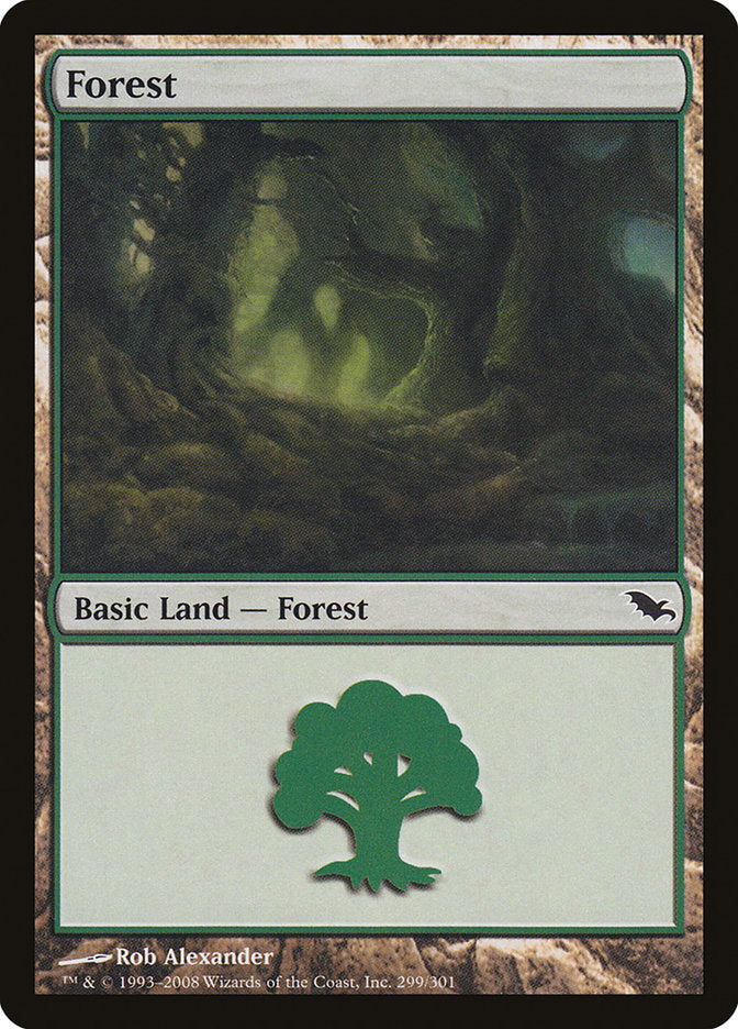 Forest (299) [Shadowmoor] - Magic: The Gathering - Card Brawlers | Quebec | Canada |