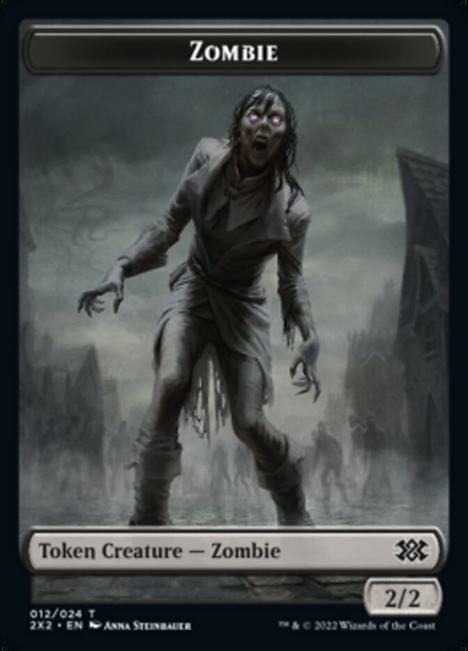 Zombie // Soldier Double-Sided Token [Double Masters 2022 Tokens] - Magic: The Gathering - Card Brawlers | Quebec | Canada |