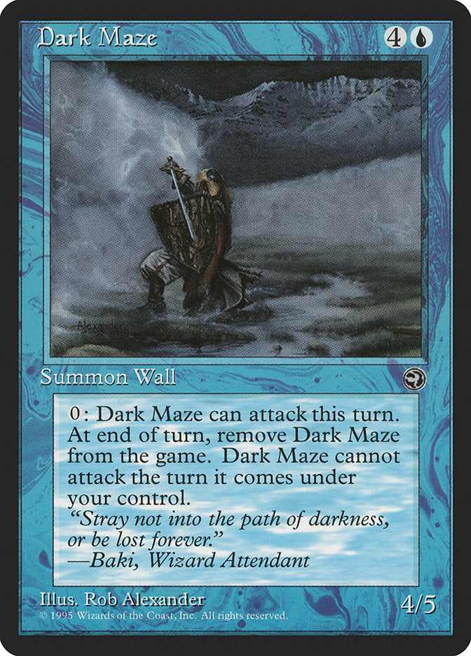 Dark Maze (Baki Flavor Text) [Homelands] - Magic: The Gathering - Card Brawlers | Quebec | Canada |