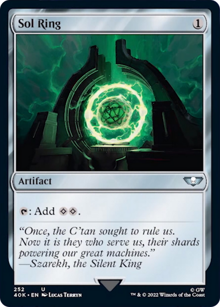 Sol Ring (252) (Surge Foil) [Warhammer 40,000] - Magic: The Gathering - Card Brawlers | Quebec | Canada |