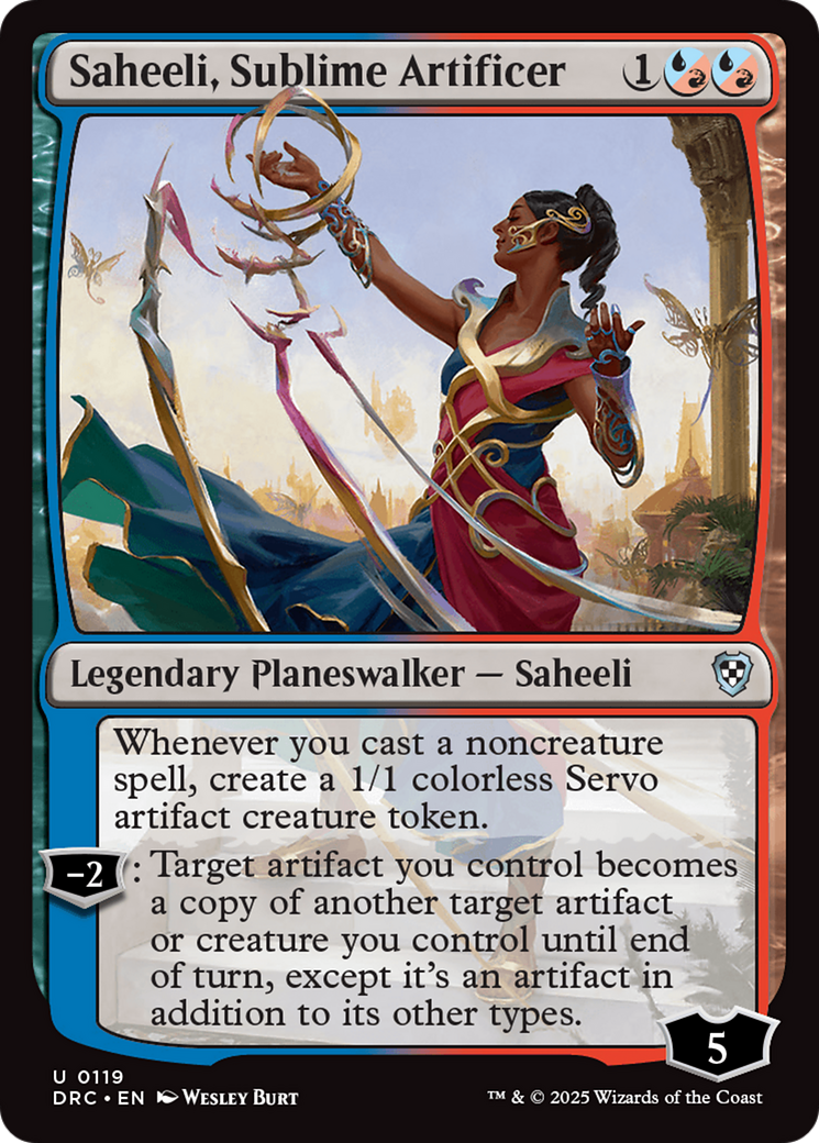 Saheeli, Sublime Artificer [Aetherdrift Commander] - Magic: The Gathering - Card Brawlers | Quebec | Canada |