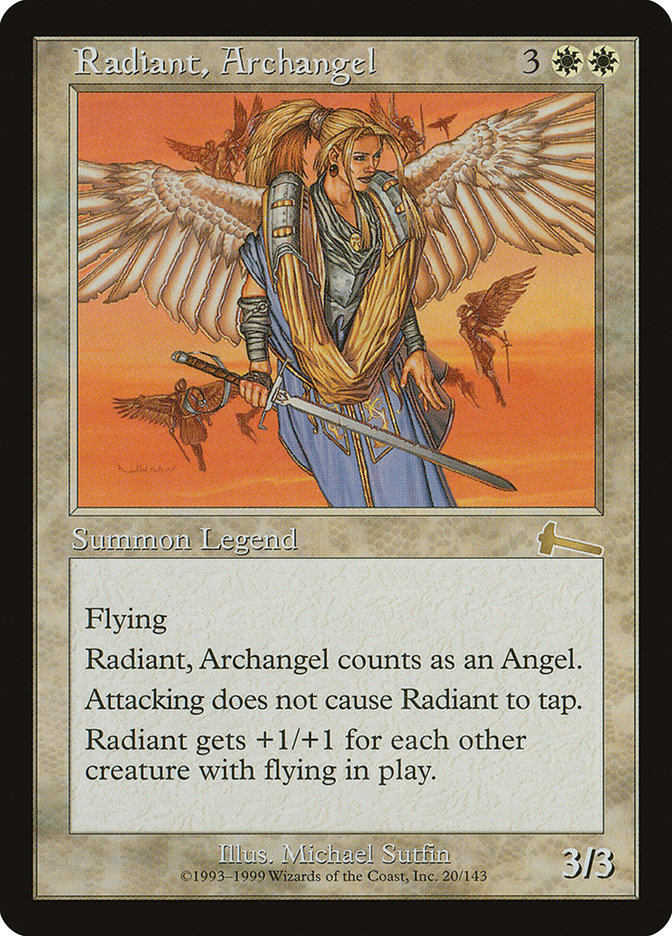 Radiant, Archangel [Urza's Legacy] - Magic: The Gathering - Card Brawlers | Quebec | Canada |