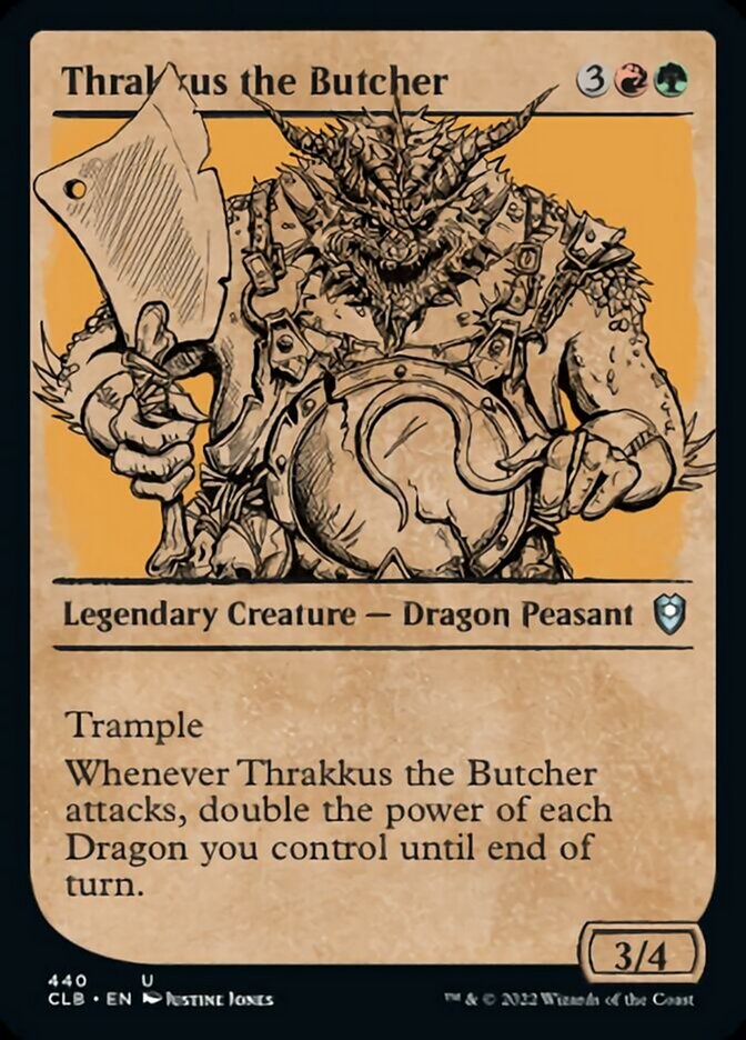 Thrakkus the Butcher (Showcase) [Commander Legends: Battle for Baldur's Gate] - Magic: The Gathering - Card Brawlers | Quebec | Canada |