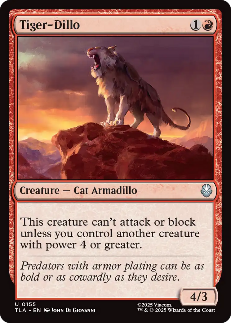 Tiger-Dillo [Avatar: The Last Airbender] - Magic: The Gathering - Card Brawlers | Quebec | Canada |