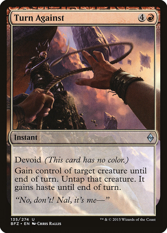 Turn Against [Battle for Zendikar] - Magic: The Gathering - Card Brawlers | Quebec | Canada |