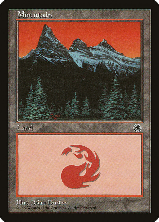 Mountain (9/6 Signature / Tallest Peak Left) [Portal] - Magic: The Gathering - Card Brawlers | Quebec | Canada |