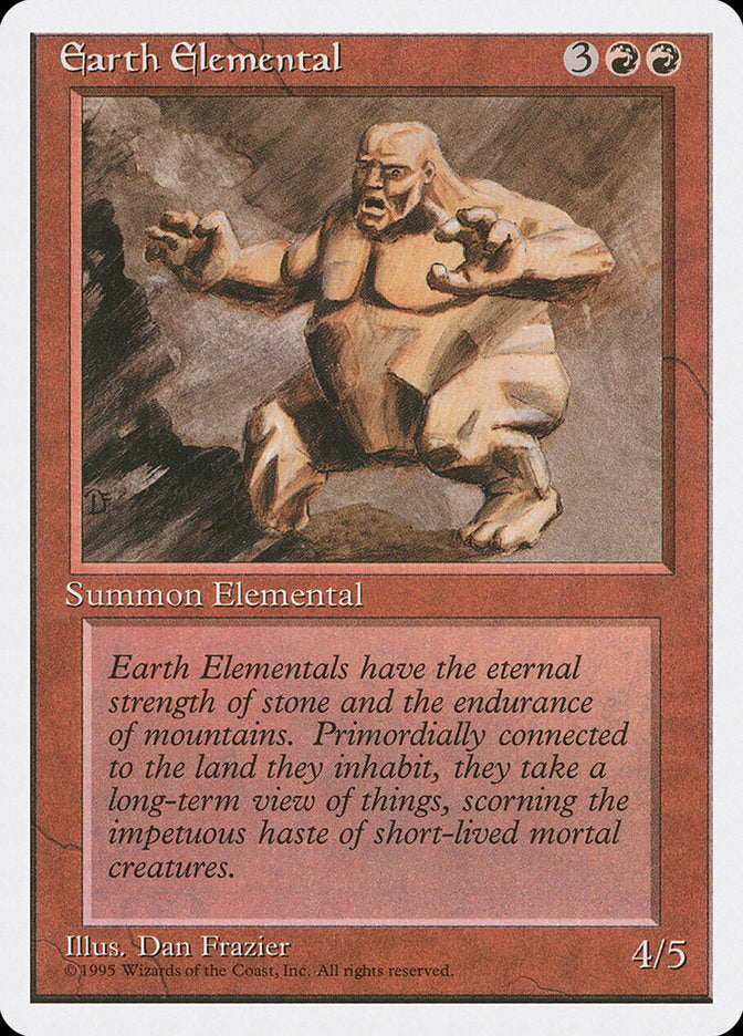 Earth Elemental [Fourth Edition] - Magic: The Gathering - Card Brawlers | Quebec | Canada |