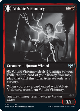 Voltaic Visionary // Volt-Charged Berserker [Innistrad: Double Feature] - Magic: The Gathering - Card Brawlers | Quebec | Canada |