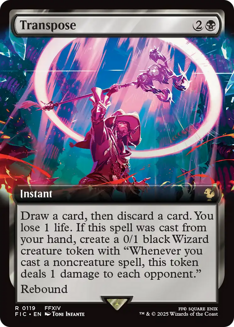 Transpose (Extended Art) [FINAL FANTASY Commander] - Magic: The Gathering - Card Brawlers | Quebec | Canada |