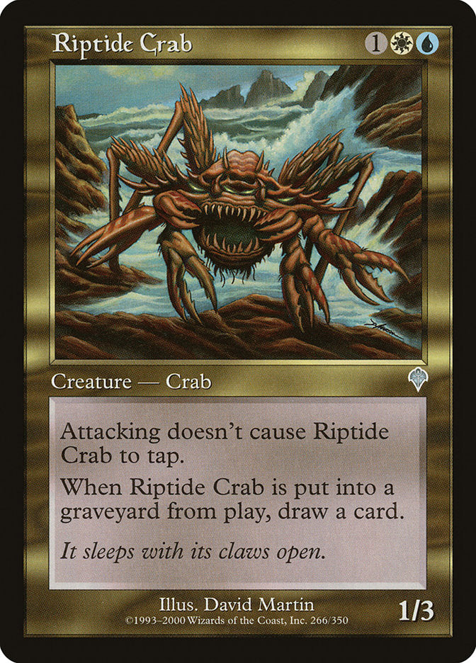 Riptide Crab [Invasion] - Magic: The Gathering - Card Brawlers | Quebec | Canada |