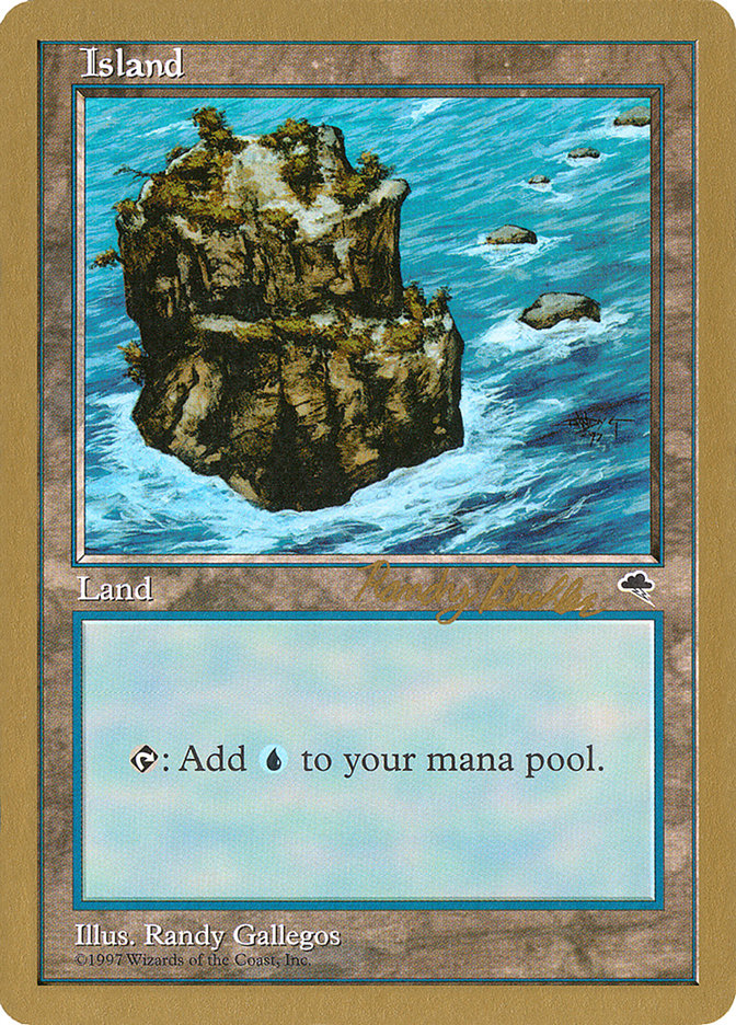 Island (rb335) (Randy Buehler) [World Championship Decks 1998] - Magic: The Gathering - Card Brawlers | Quebec | Canada |
