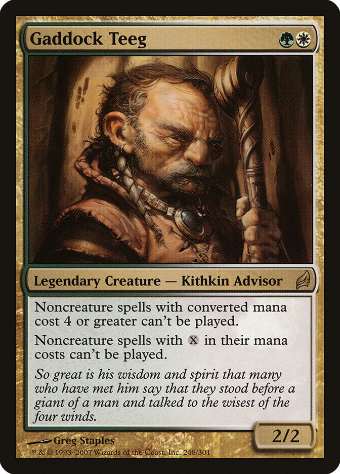 Gaddock Teeg [Lorwyn] - Magic: The Gathering - Card Brawlers | Quebec | Canada |
