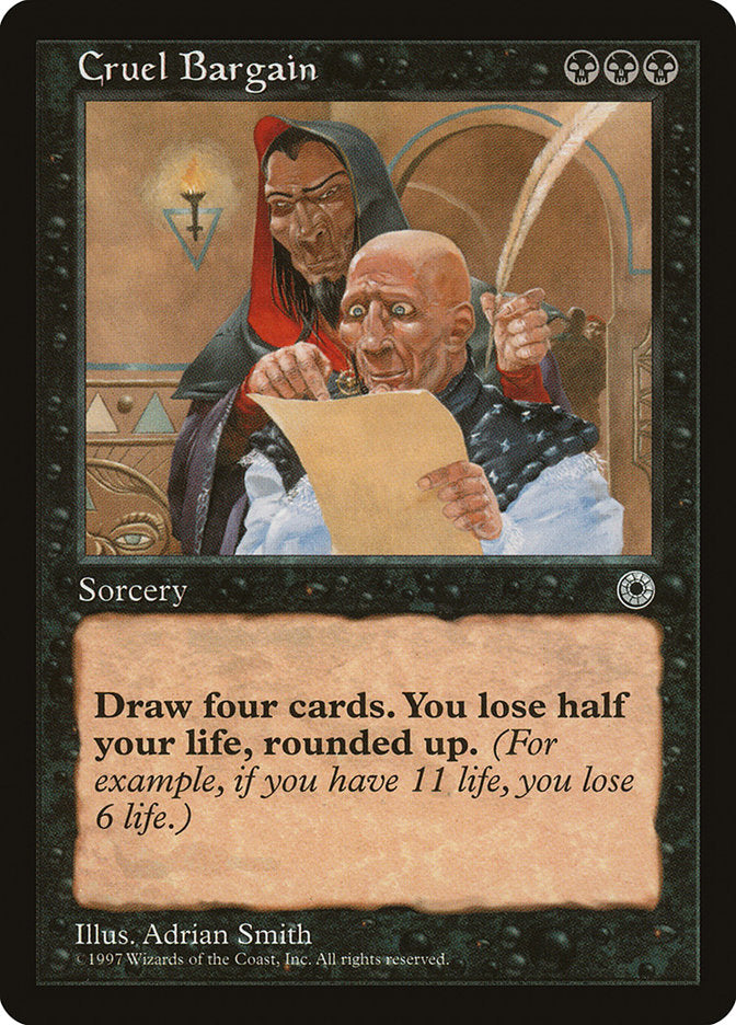 Cruel Bargain [Portal] - Magic: The Gathering - Card Brawlers | Quebec | Canada |