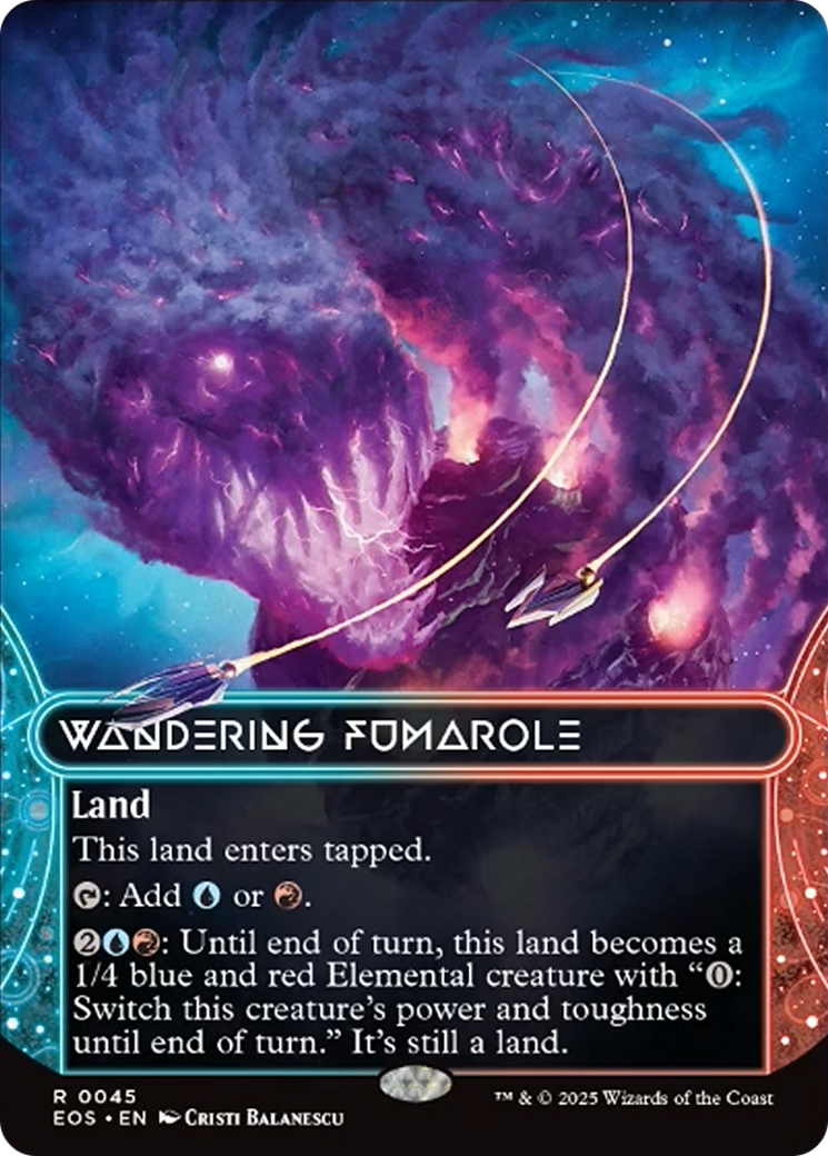 Wandering Fumarole (0045) (Borderless) [Edge of Eternities: Stellar Sights] - Magic: The Gathering - Card Brawlers | Quebec | Canada |