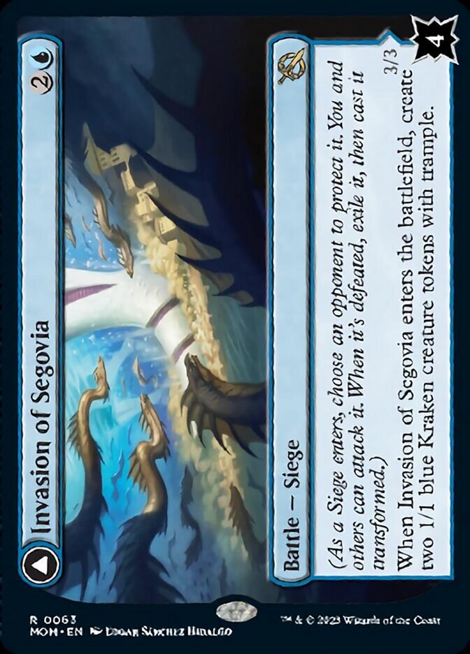 Invasion of Segovia // Caetus, Sea Tyrant of Segovia [March of the Machine] - Magic: The Gathering - Card Brawlers | Quebec | Canada |