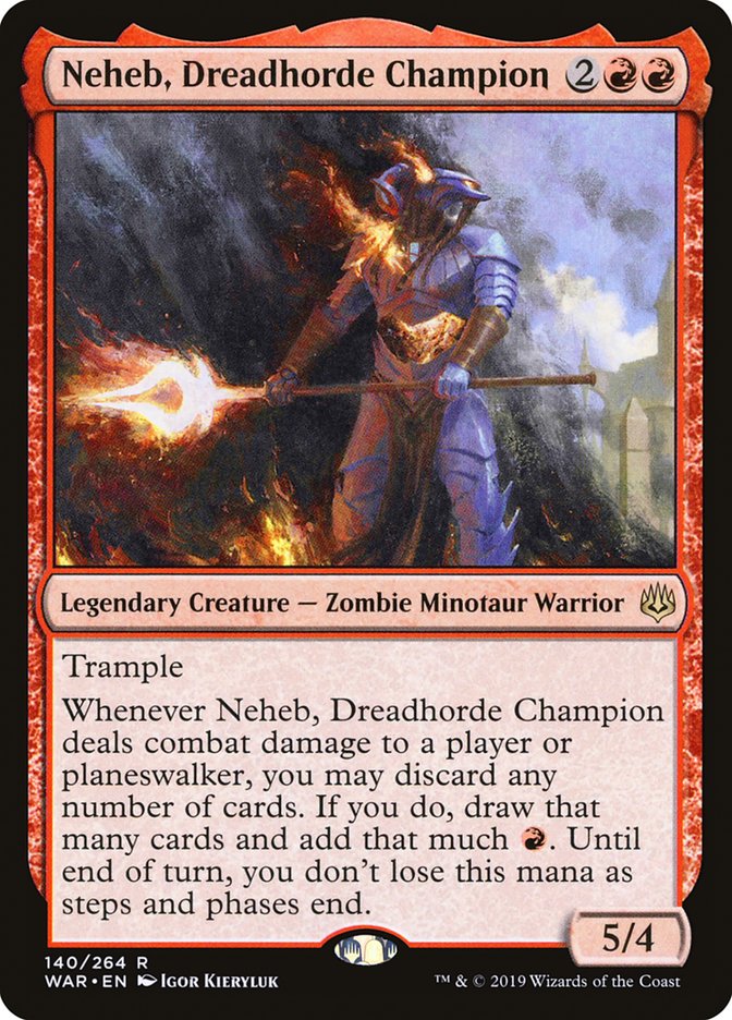 Neheb, Dreadhorde Champion [War of the Spark] - Magic: The Gathering - Card Brawlers | Quebec | Canada |
