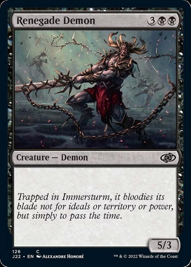 Renegade Demon [Jumpstart 2022] - Magic: The Gathering - Card Brawlers | Quebec | Canada |