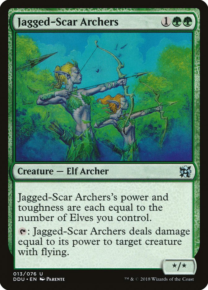 Jagged-Scar Archers [Duel Decks: Elves vs. Inventors] - Magic: The Gathering - Card Brawlers | Quebec | Canada |