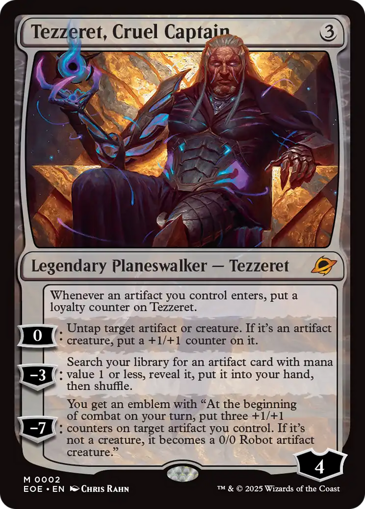 Tezzeret, Cruel Captain [Edge of Eternities] - Magic: The Gathering - Card Brawlers | Quebec | Canada |