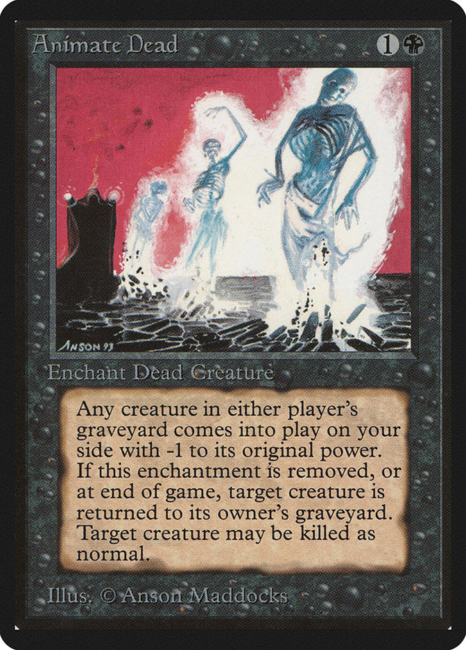 Animate Dead [Beta Edition] - Magic: The Gathering - Card Brawlers | Quebec | Canada |