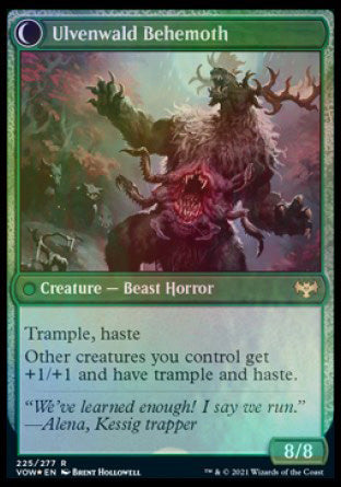Ulvenwald Oddity // Ulvenwald Behemoth [Innistrad: Crimson Vow Prerelease Promos] - Magic: The Gathering - Card Brawlers | Quebec | Canada |