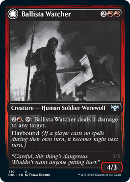 Ballista Watcher // Ballista Wielder [Innistrad: Double Feature] - Magic: The Gathering - Card Brawlers | Quebec | Canada |